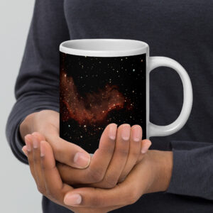 North America Nebula (NGC 7000) - White glossy mug