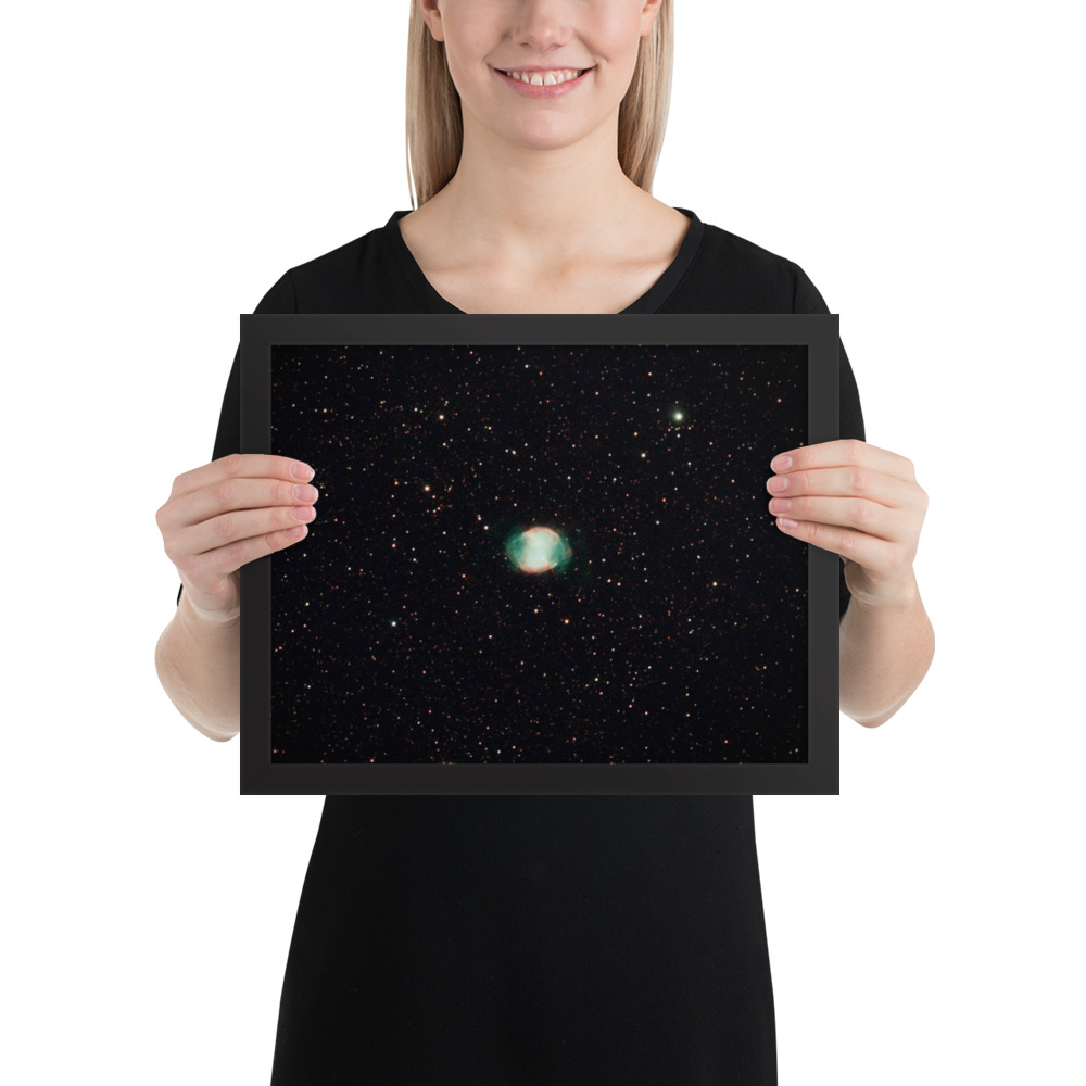 Dumbbell Nebula (NGC 6853) – Framed Print - Image 2